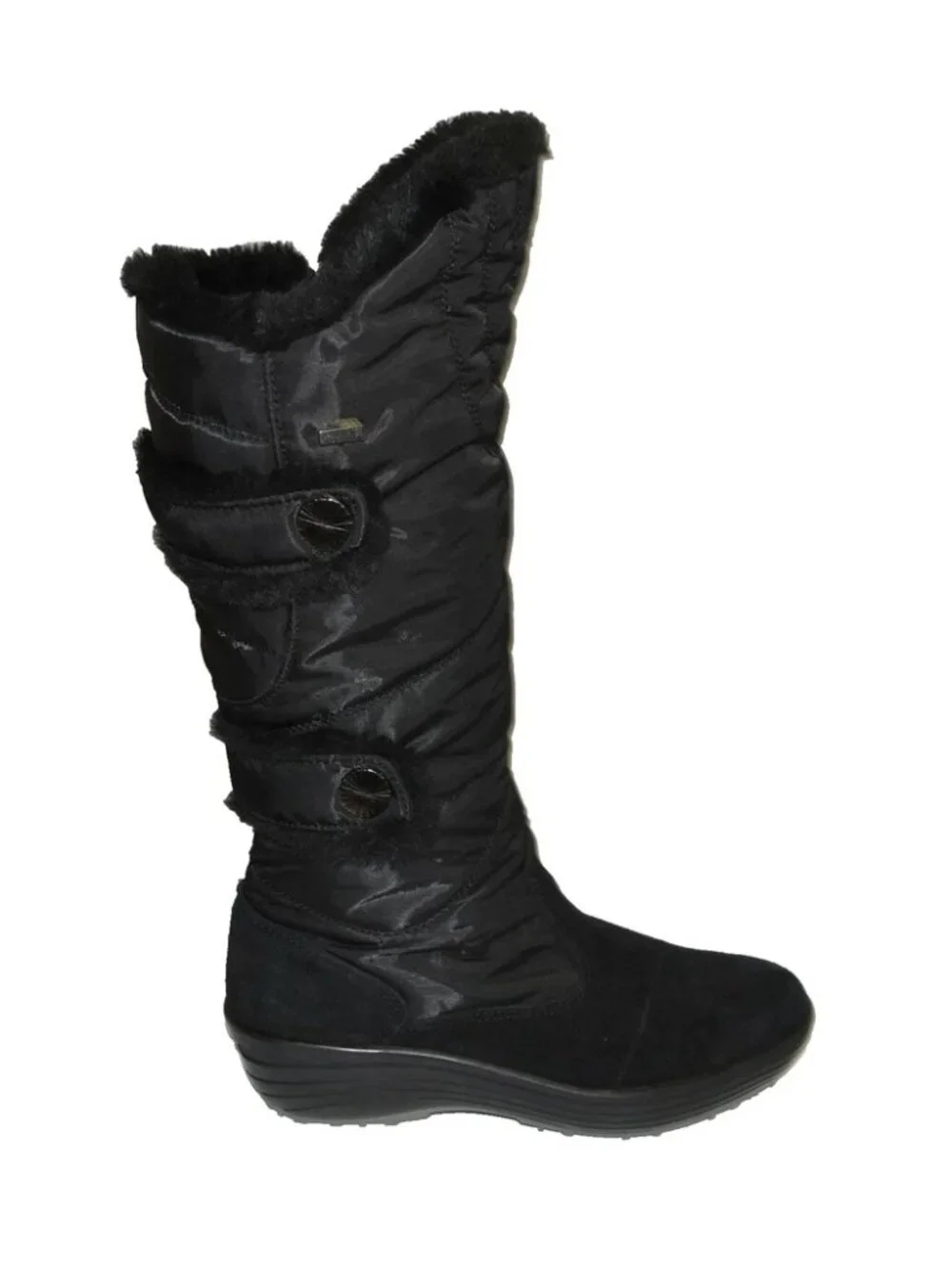 New! Pajar Carmin Waterproof Faux Fur Boot Black Size 42 EUR 11 US DD17